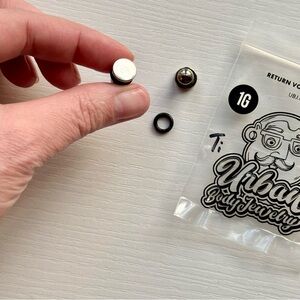 Stainless Steel Plugs, 1 Gauge